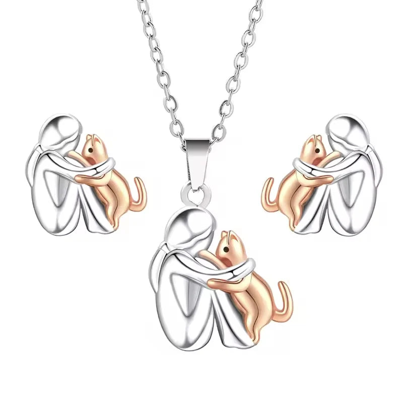 Amore Mio™ | Collier Canin Félin + Boucles d’oreilles assorties offertes