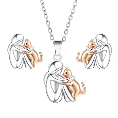 Amore Mio™ | Collier Canin Félin + Boucles d’oreilles assorties offertes