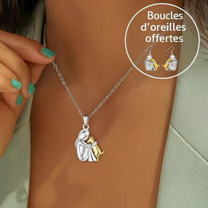 Amore Mio™ | Collier Canin Félin + Boucles d’oreilles assorties offertes